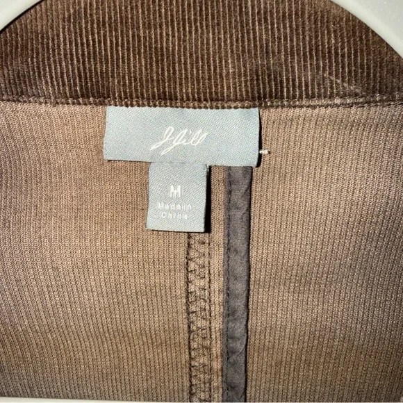 J. Jill Chocolate Brown Utility Jacket - Picture 2 of 8